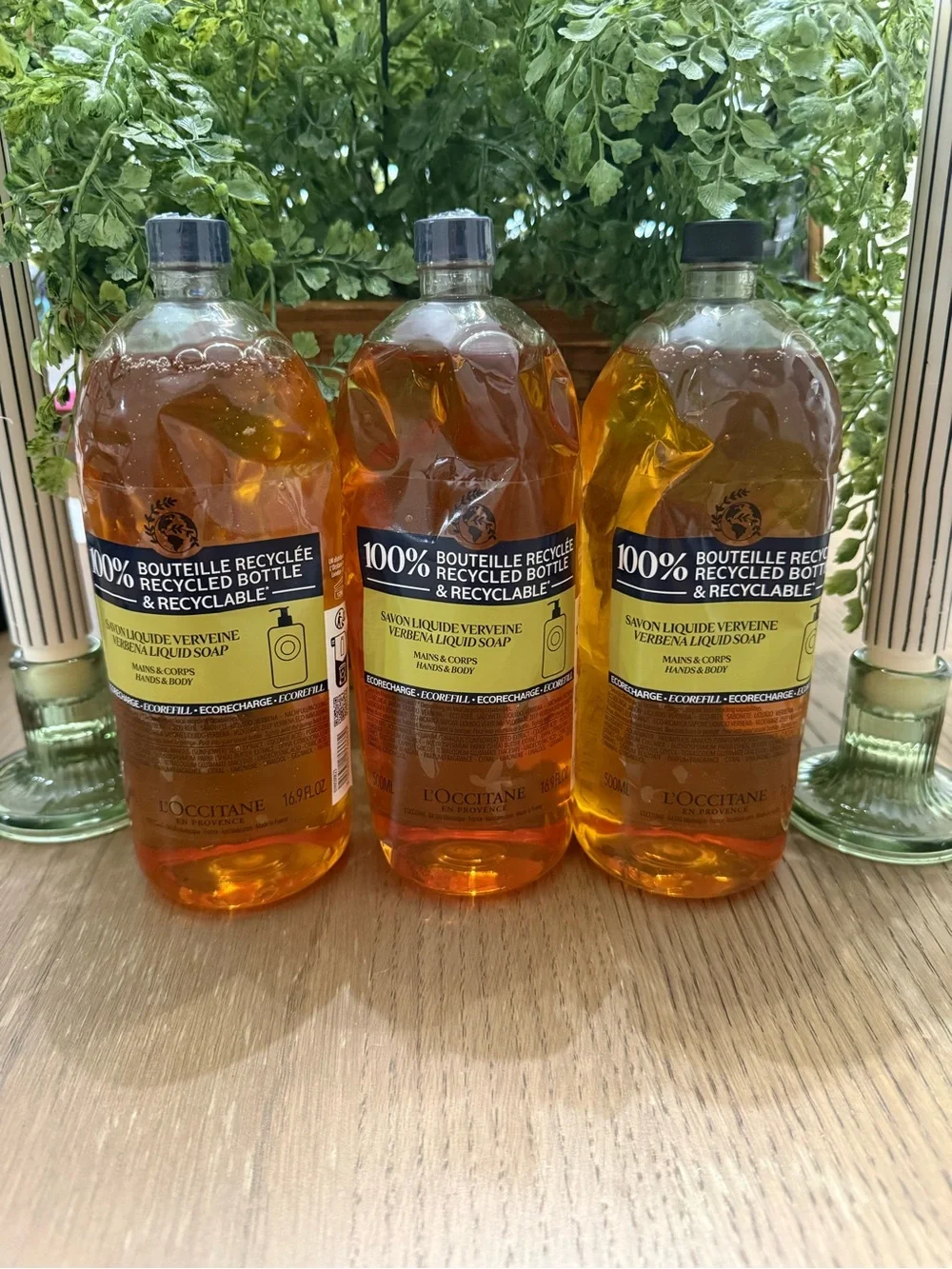 L'OCCITANE Shea Hands & Body Verbena Liquid Soap Refill 16.9 oz
